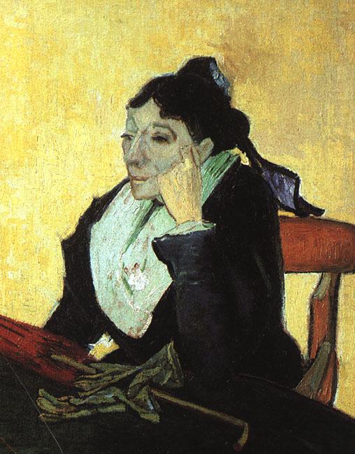 Madame Ginoux with Gloves and Umbrella, Vincent Van Gogh